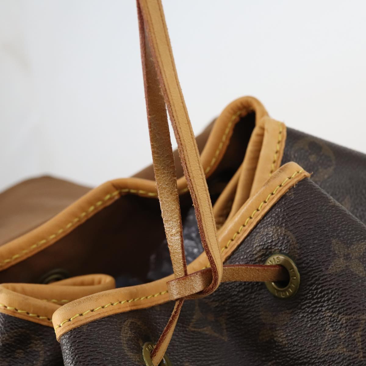 LOUIS VUITTON Monogram Montsouris GM Backpack M51135 LV Auth 143643