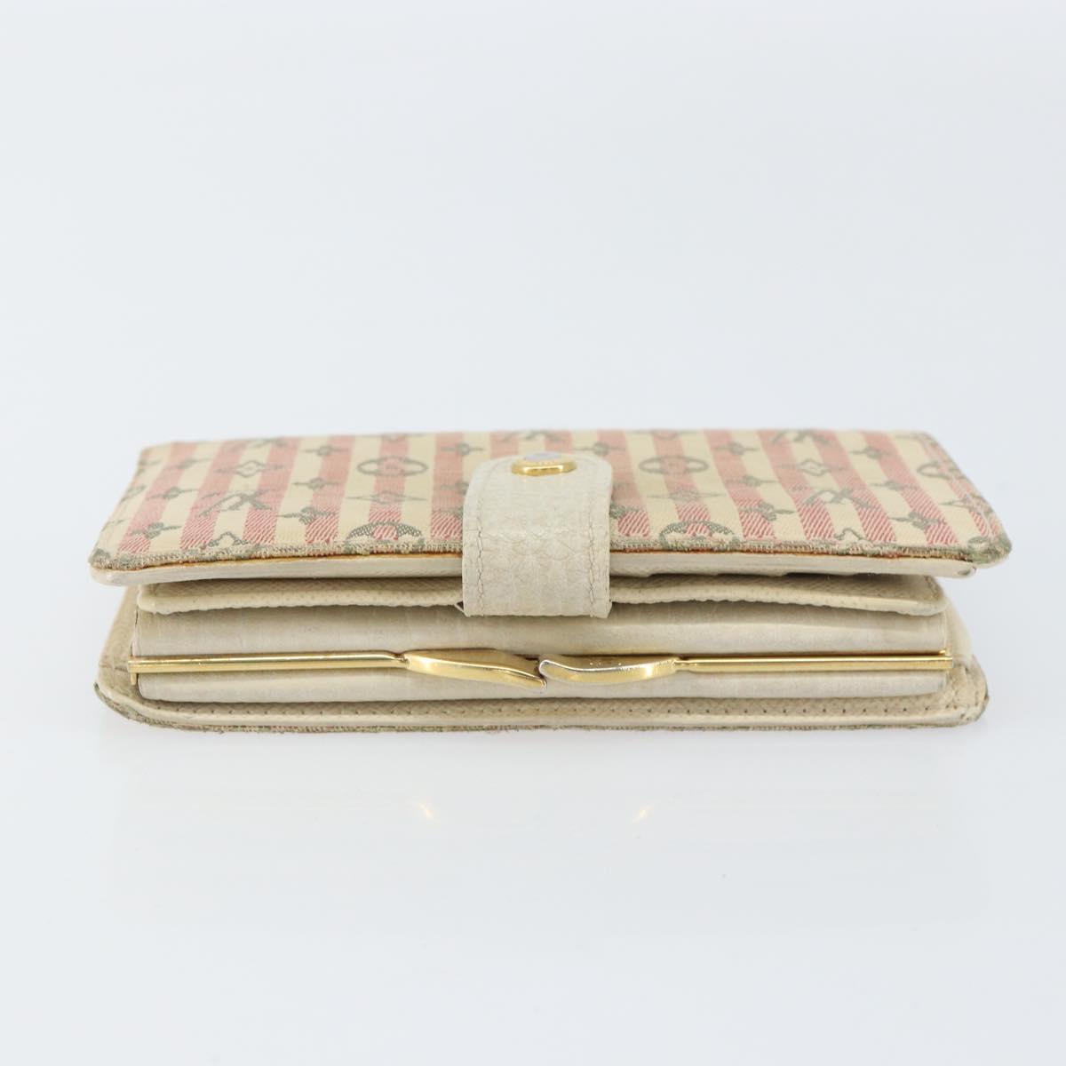 LOUIS VUITTON Mini Lin Croisette Portefeuille Viennois Pink M95658 Auth 143668