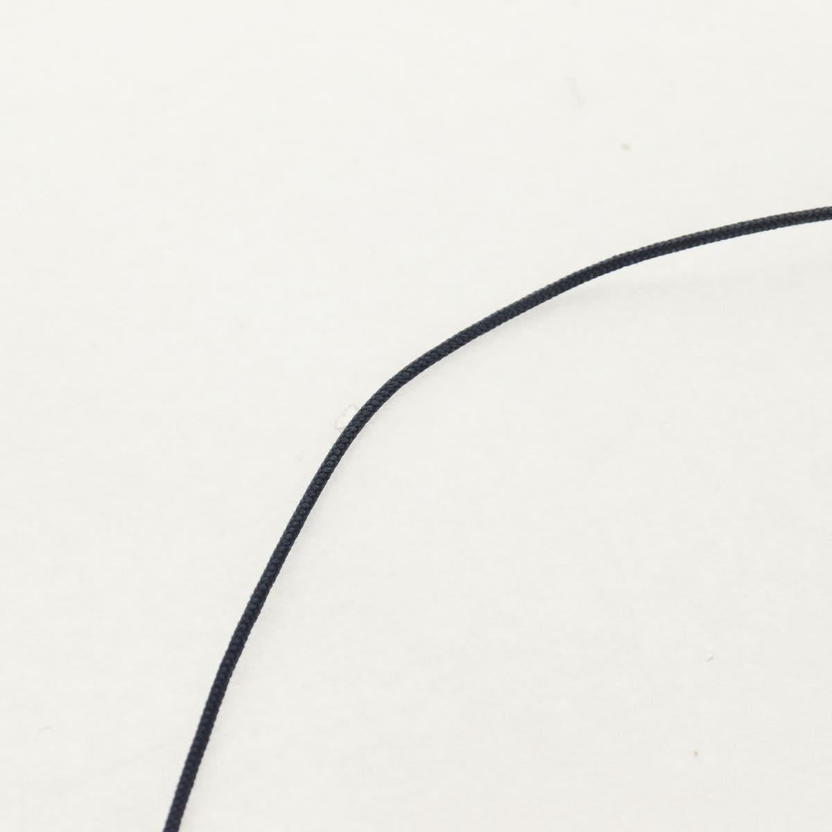 LOUIS VUITTON Collier Charms On The Go Necklace Enamel Navy M63648 Auth 143681AM