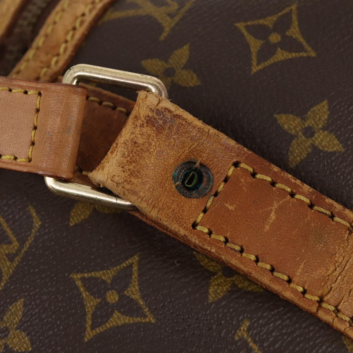 LOUIS VUITTON Monogram Sac Souple 45 Boston Bag Vintage M41624 LV Auth 143732