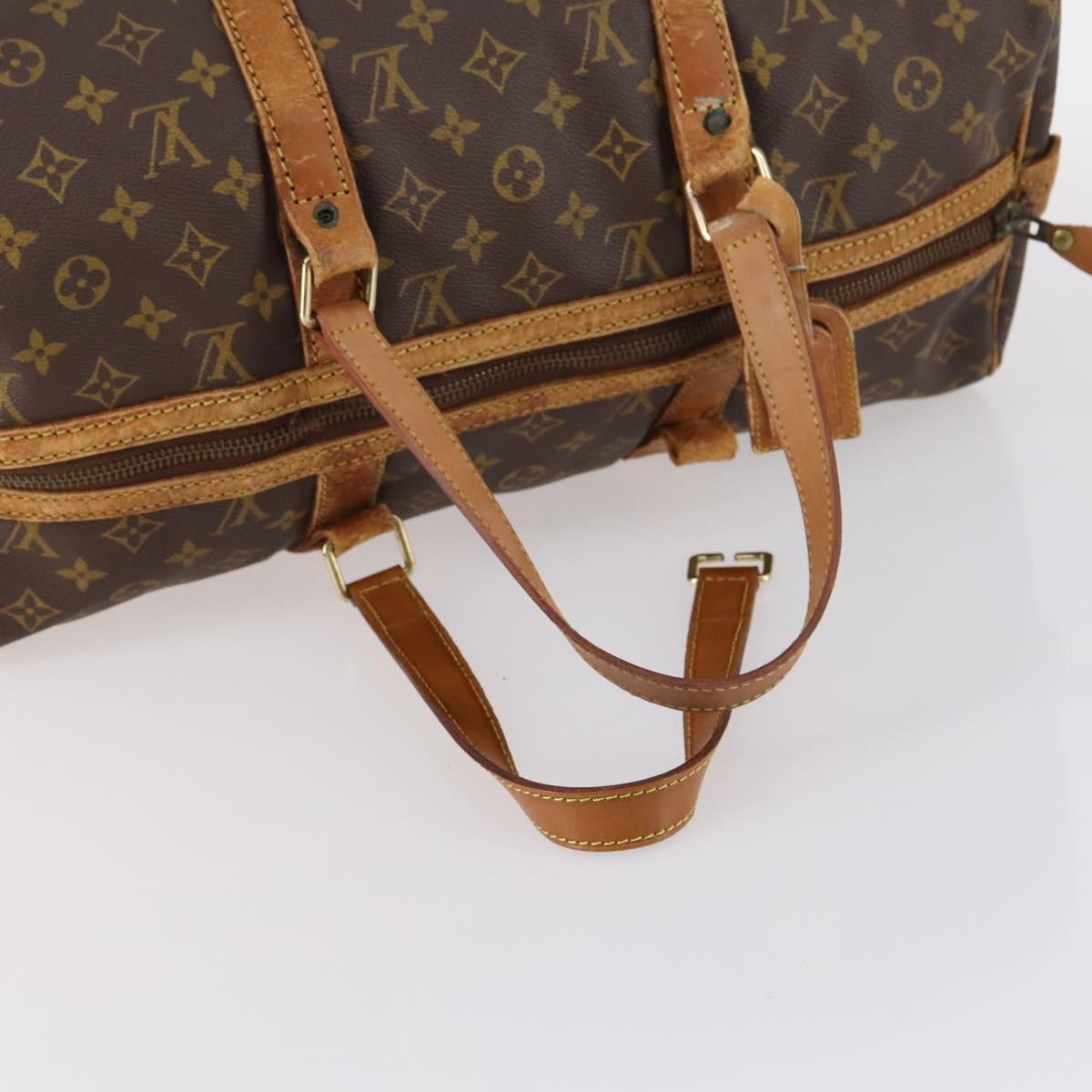 LOUIS VUITTON Monogram Sac Souple 45 Boston Bag Vintage M41624 LV Auth 143732
