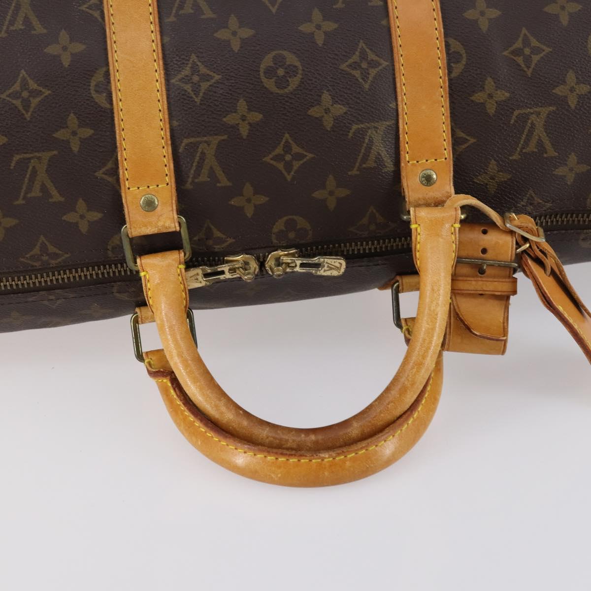 LOUIS VUITTON Monogram Keepall 50 Boston Bag M41426 LV Auth 143733