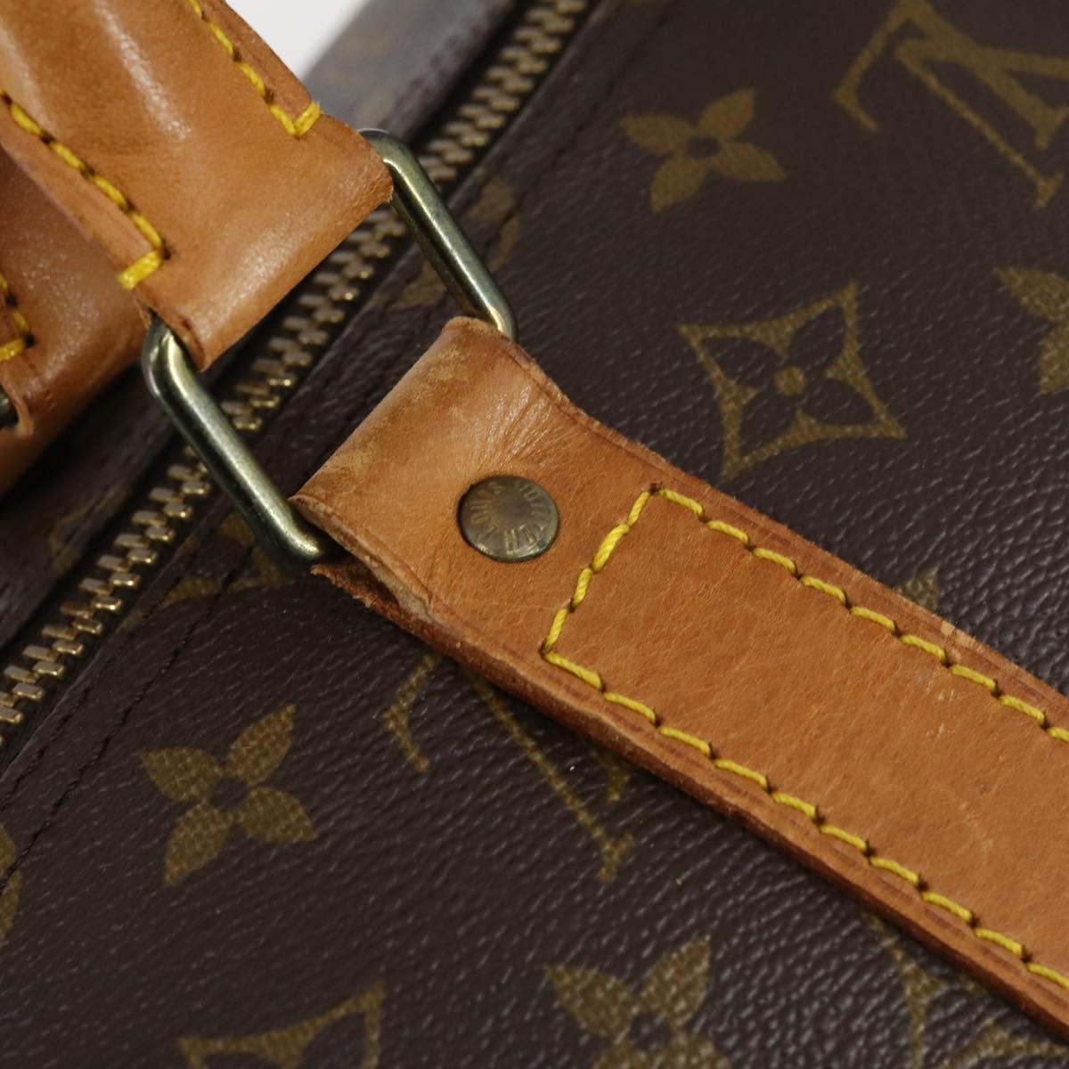 LOUIS VUITTON Monogram Keepall 55 Boston Bag M41424 LV Auth 143734