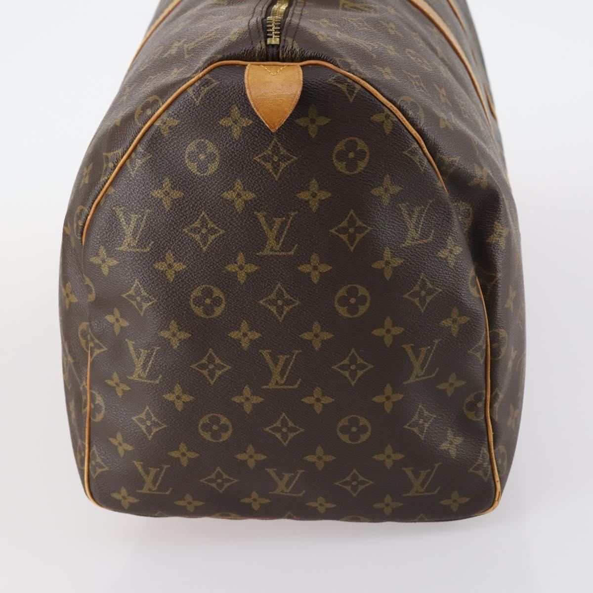 LOUIS VUITTON Monogram Keepall 55 Boston Bag M41424 LV Auth 143734