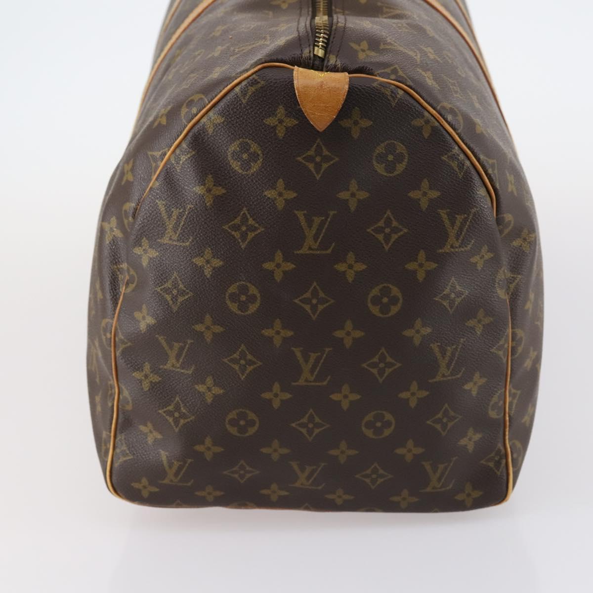 LOUIS VUITTON Monogram Keepall 55 Boston Bag M41424 LV Auth 143734