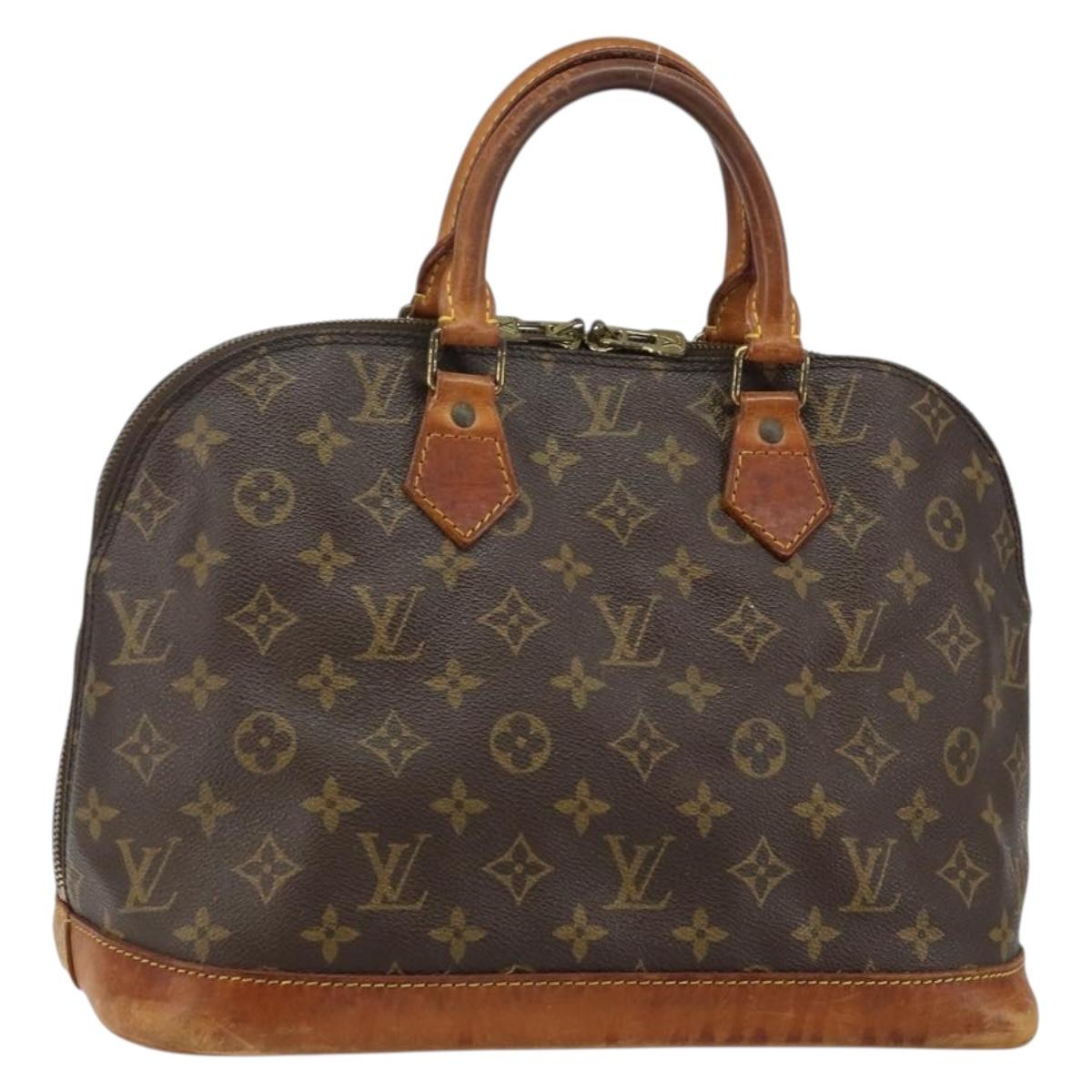 LOUIS VUITTON Monogram Alma Hand Bag M51130 LV Auth 143738