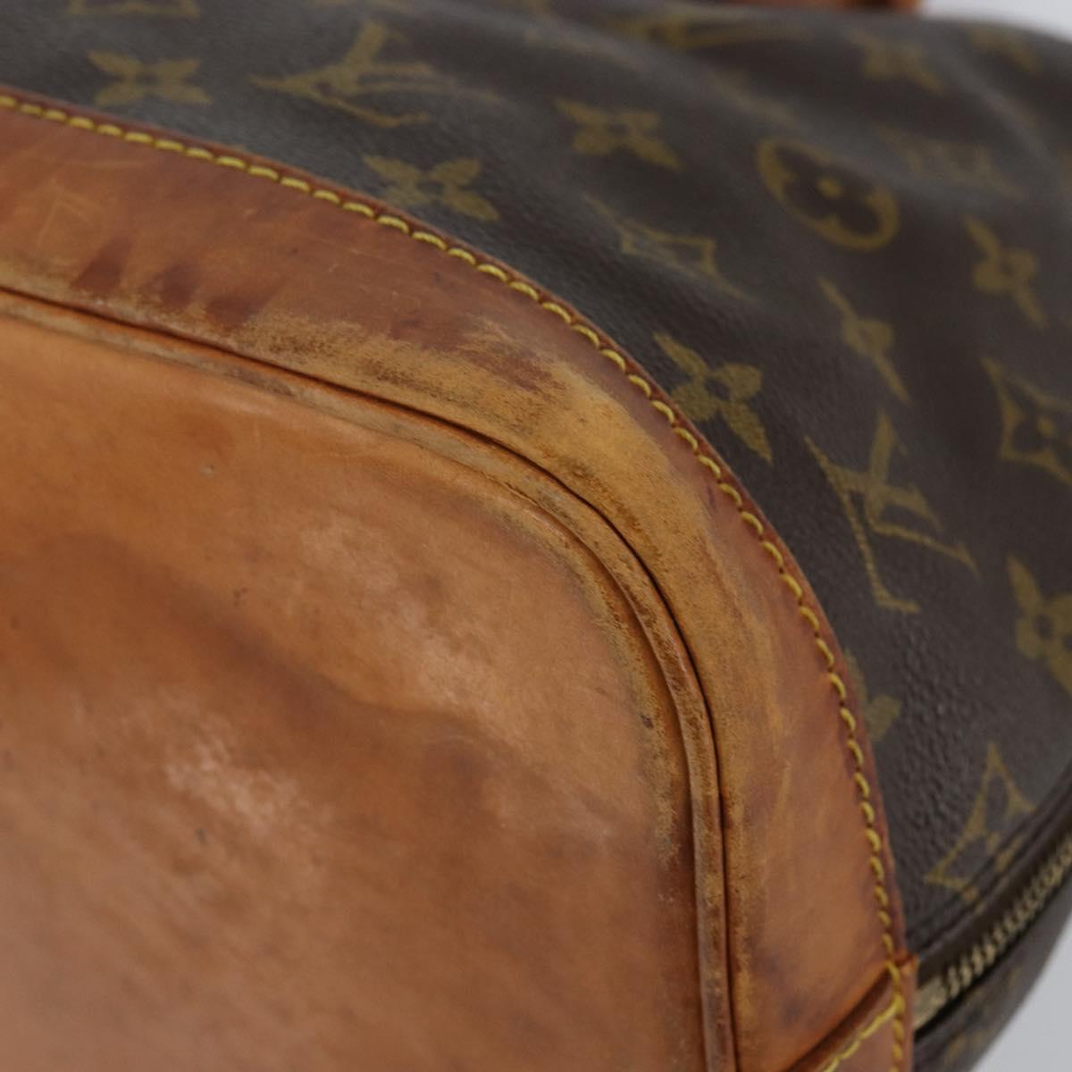 LOUIS VUITTON Monogram Alma Hand Bag M51130 LV Auth 143738