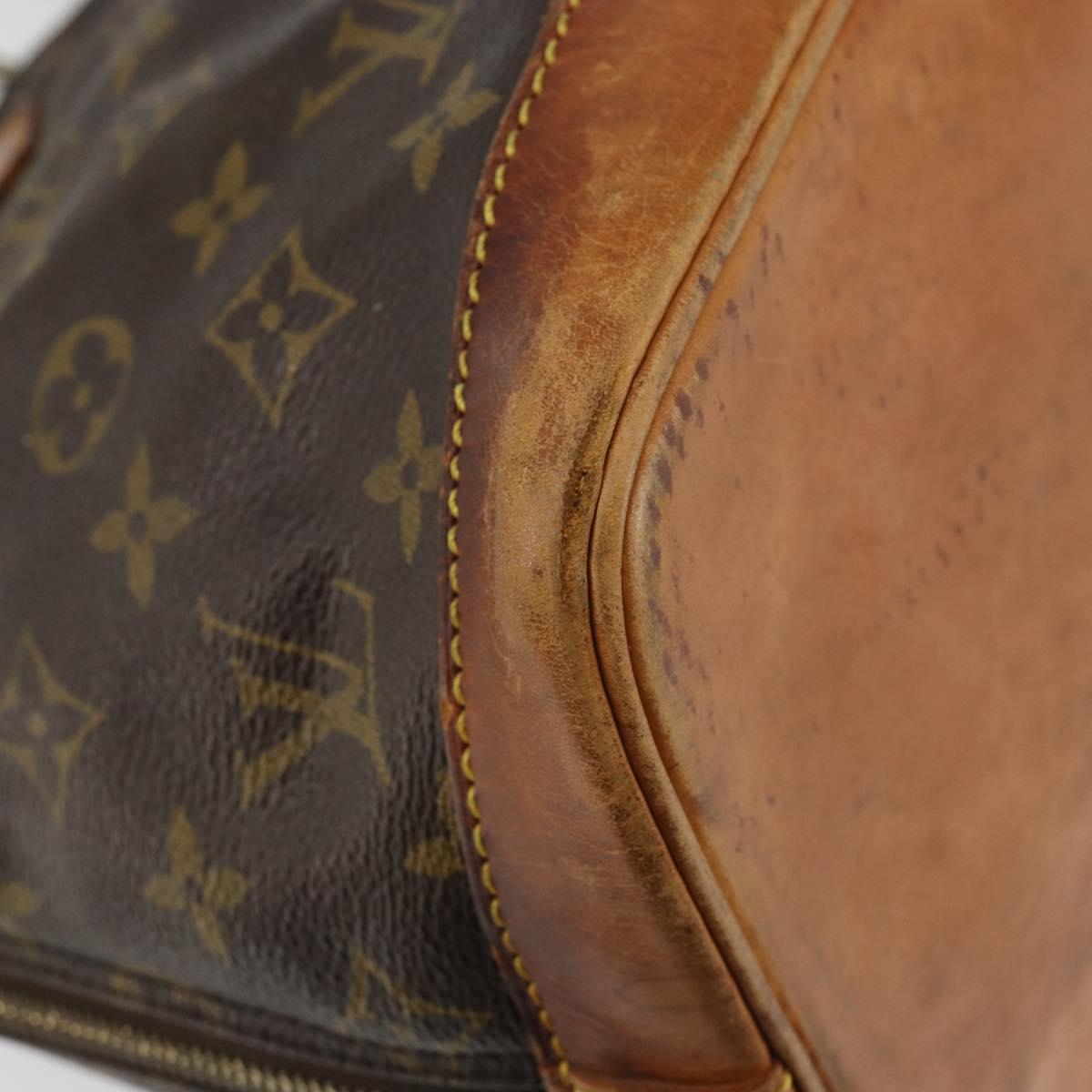 LOUIS VUITTON Monogram Alma Hand Bag M51130 LV Auth 143738