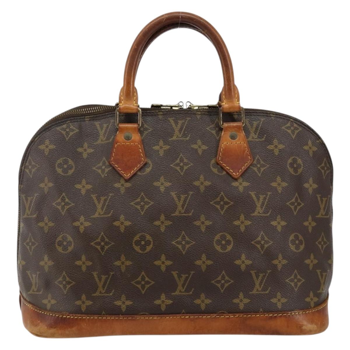 LOUIS VUITTON Monogram Alma Hand Bag M51130 LV Auth 143738