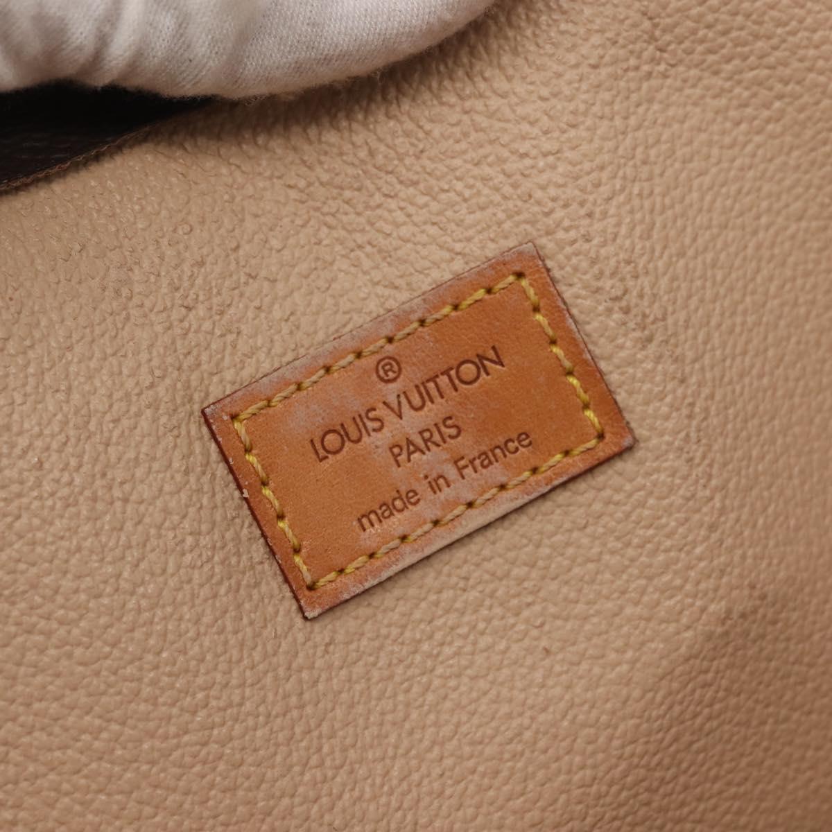 LOUIS VUITTON Monogram Sac Plat Hand Bag M51140 LV Auth 143740