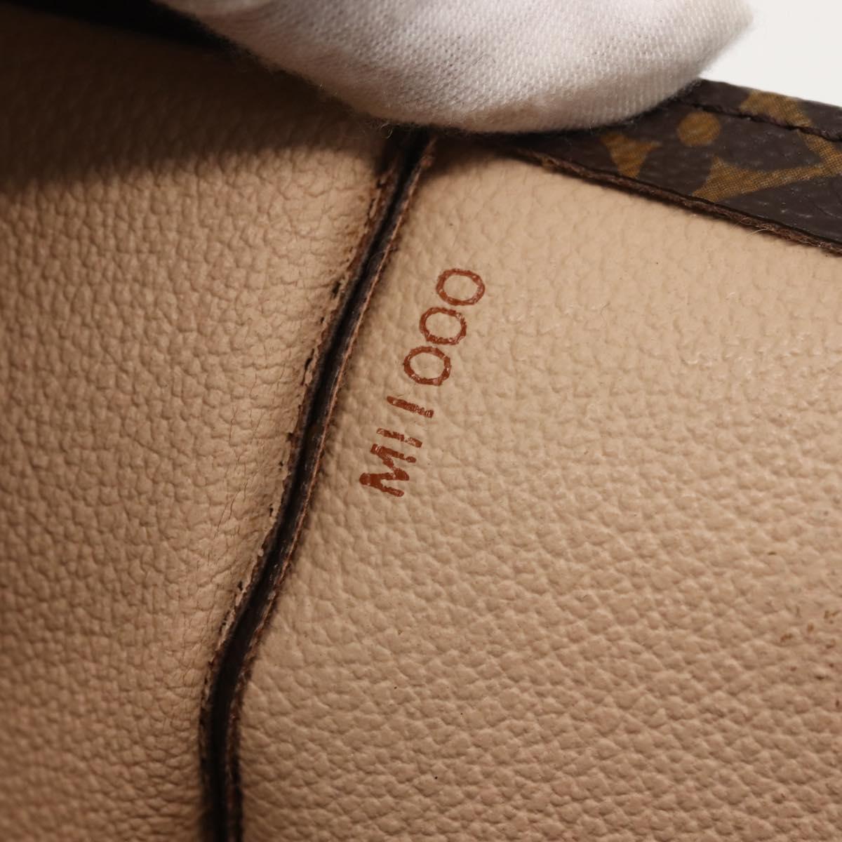 LOUIS VUITTON Monogram Sac Plat Hand Bag M51140 LV Auth 143740