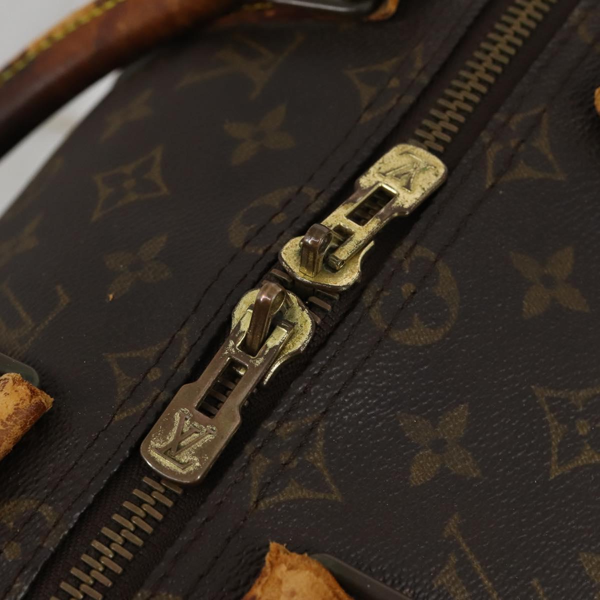 LOUIS VUITTON Monogram Keepall Bandouliere 50 Boston Bag M41416 LV Auth 143742