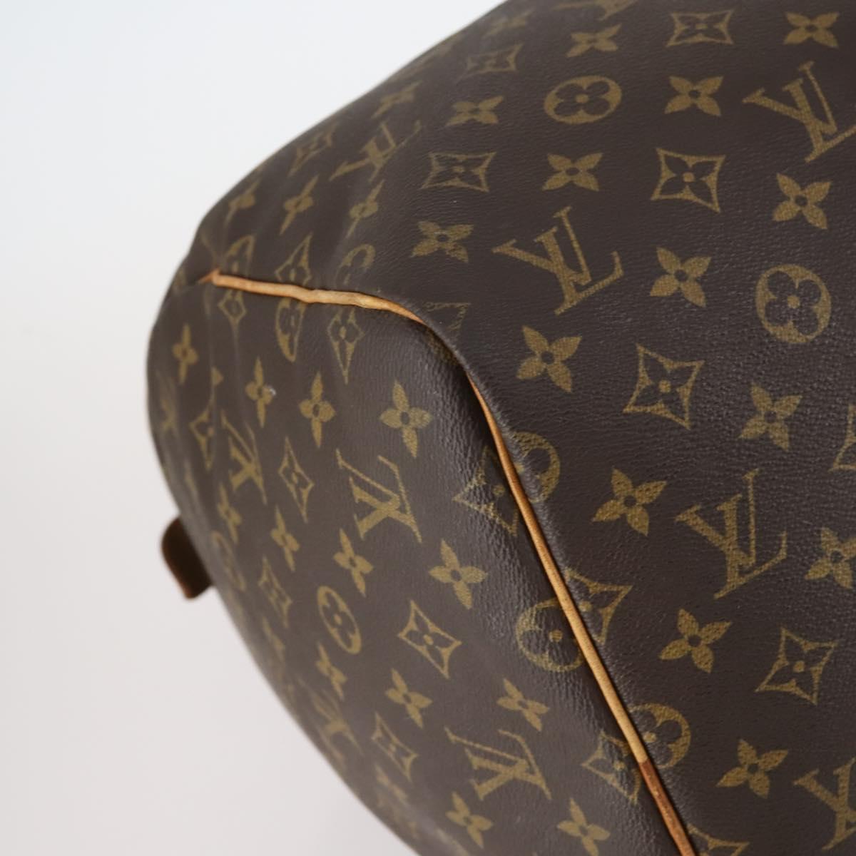 LOUIS VUITTON Monogram Keepall 55 Boston Bag M41424 LV Auth 143744