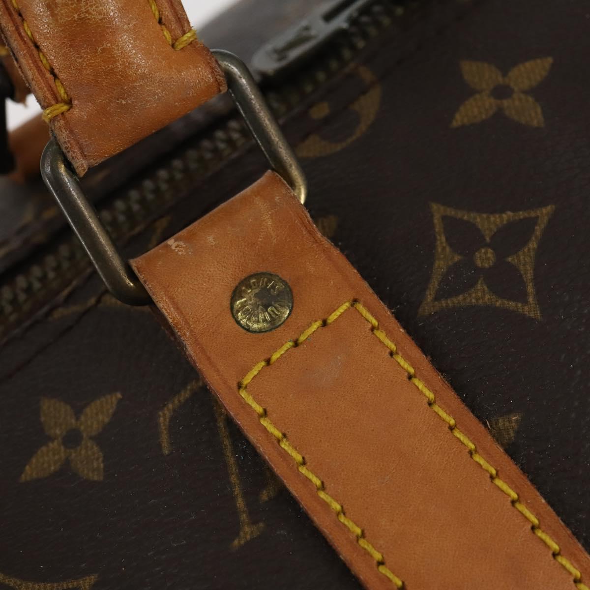 LOUIS VUITTON Monogram Keepall 55 Boston Bag M41424 LV Auth 143744