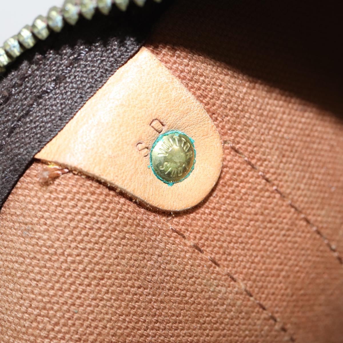 LOUIS VUITTON Monogram Keepall 55 Boston Bag M41424 LV Auth 143744