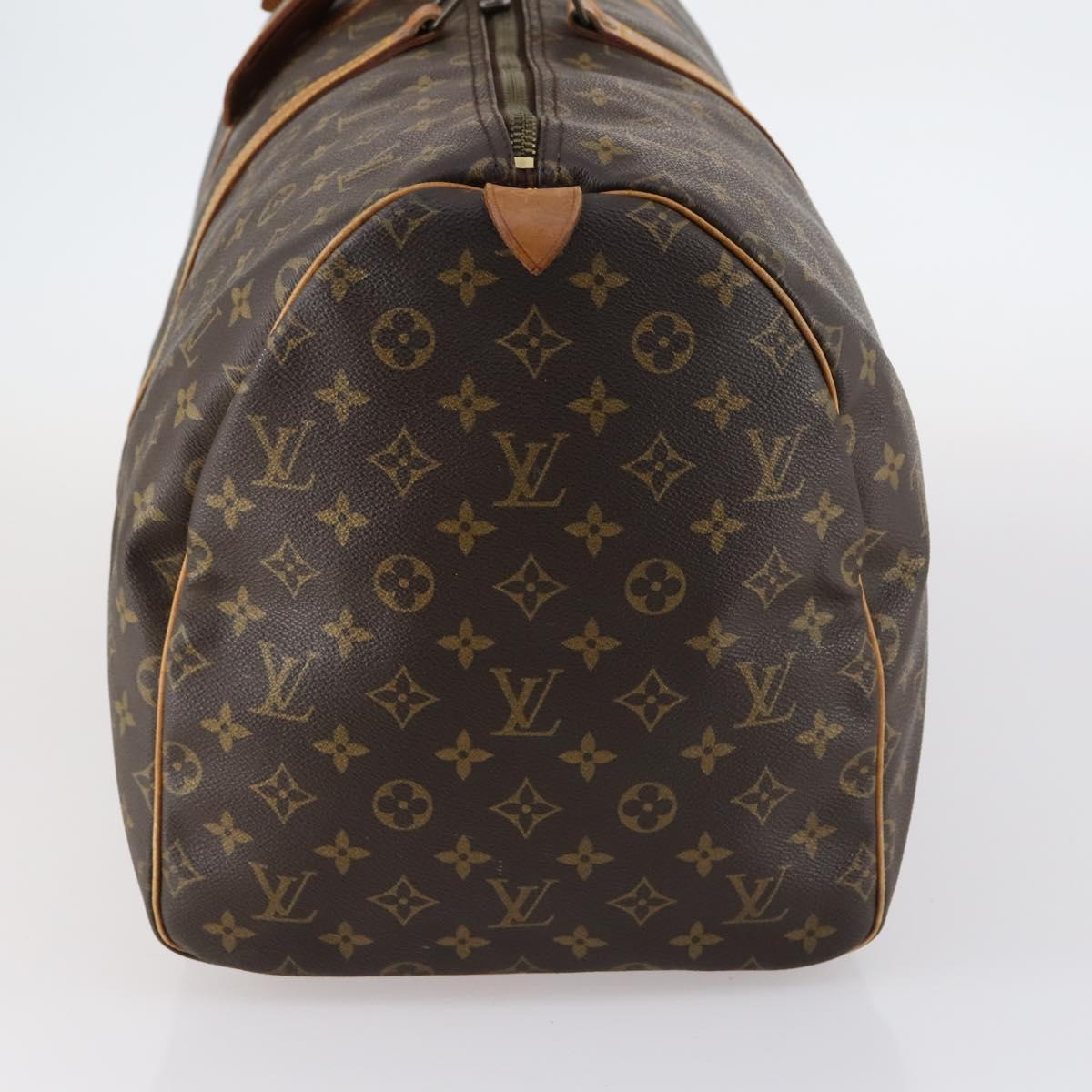 LOUIS VUITTON Monogram Keepall 55 Boston Bag M41424 LV Auth 143744