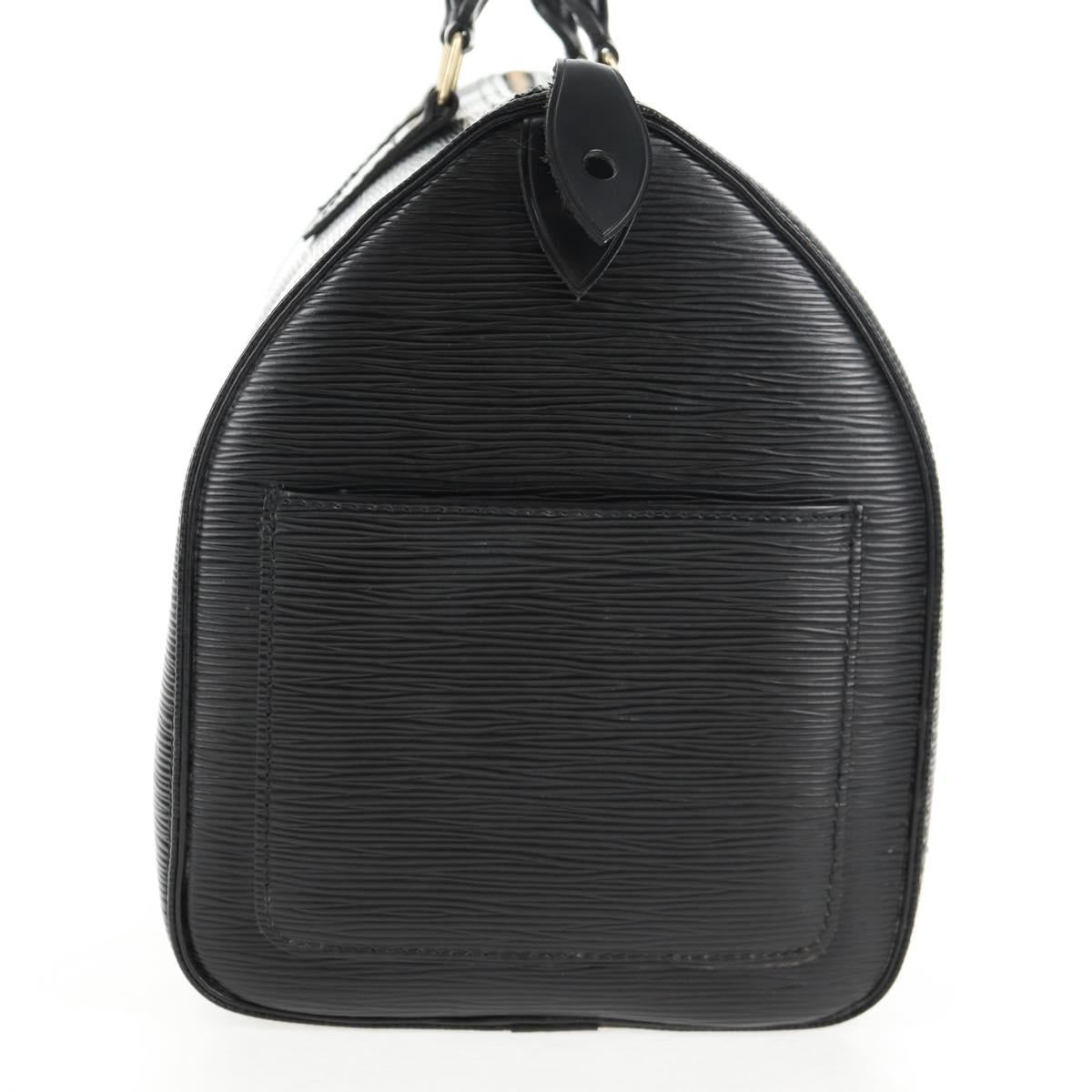 LOUIS VUITTON Epi Speedy 35 Hand Bag Black M42992 LV Auth 143748A