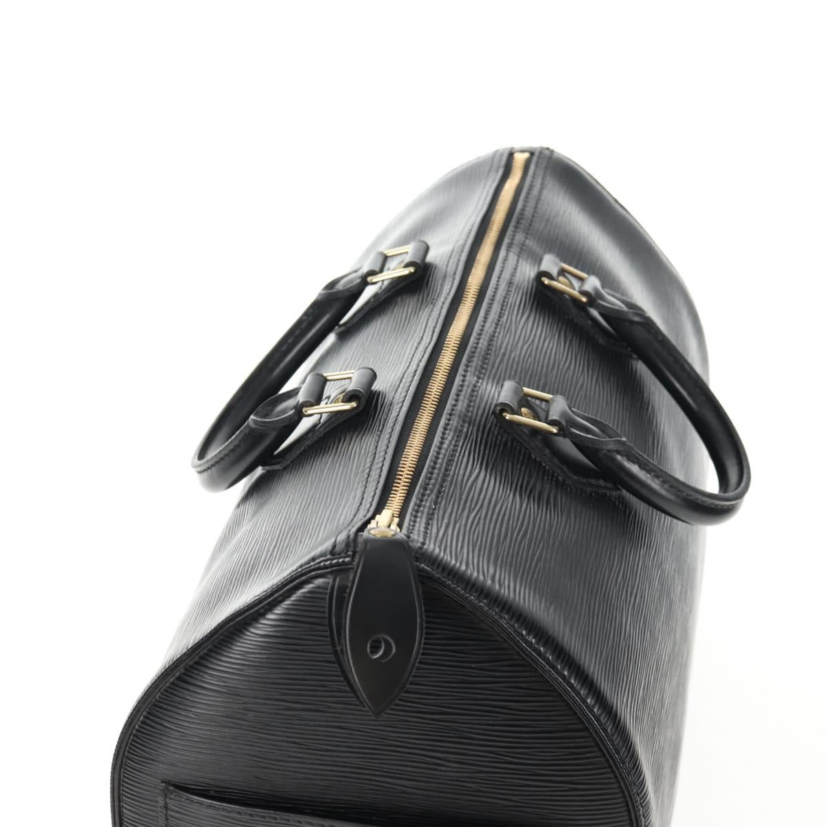 LOUIS VUITTON Epi Speedy 35 Hand Bag Black M42992 LV Auth 143748A