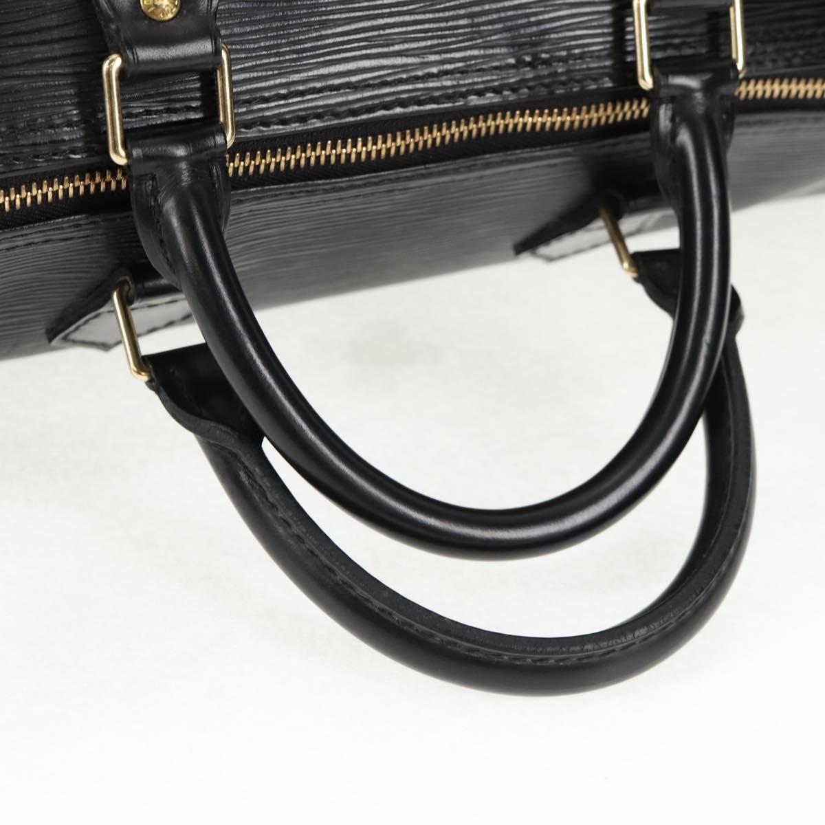 LOUIS VUITTON Epi Speedy 35 Hand Bag Black M42992 LV Auth 143748A