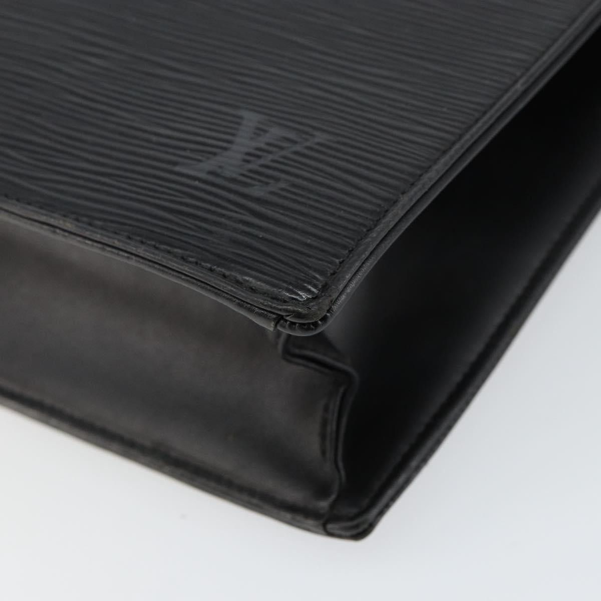 LOUIS VUITTON Epi Ombre Hand Bag Black M52102 LV Auth 143749