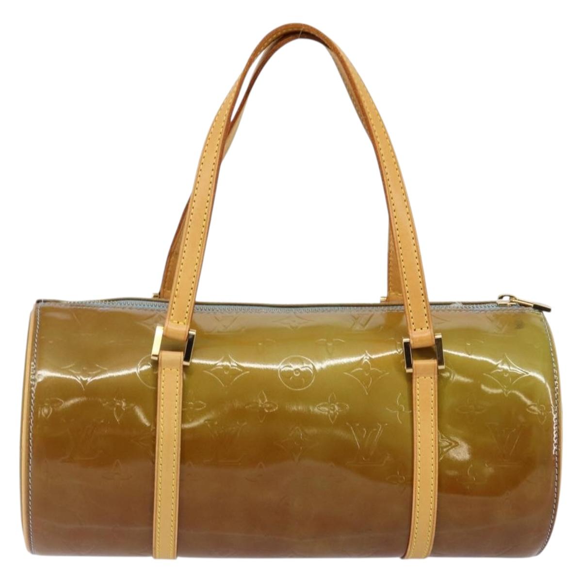 LOUIS VUITTON Monogram Vernis Bedford Hand Bag Baby Blue M91007 LV Auth 143750
