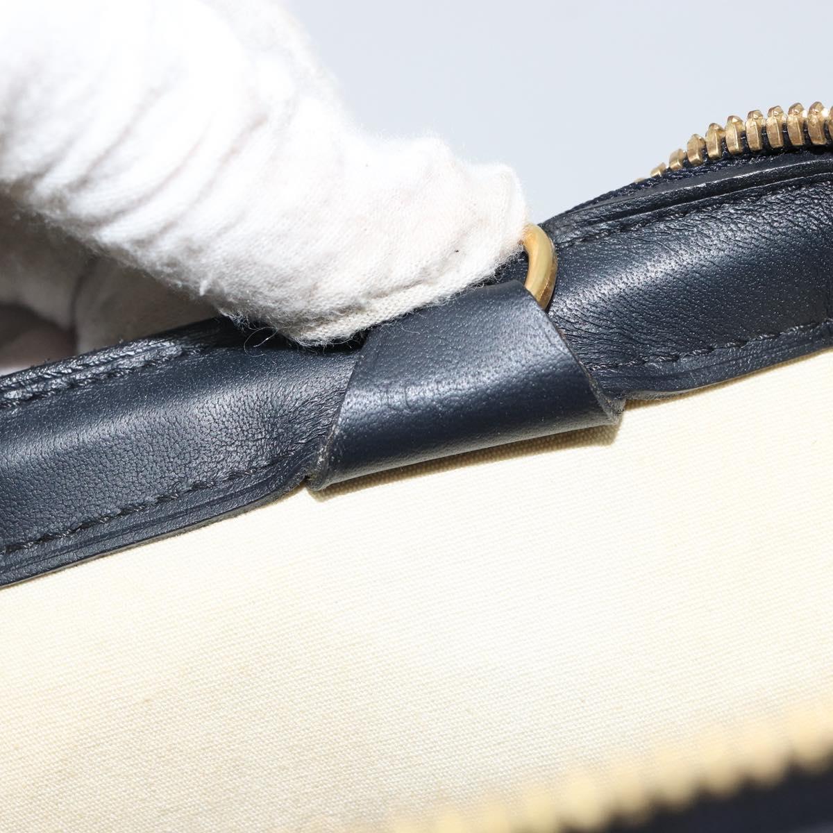 LOUIS VUITTON Monogram Mini Josephine PM Hand Bag Blue M92049 LV Auth 143754