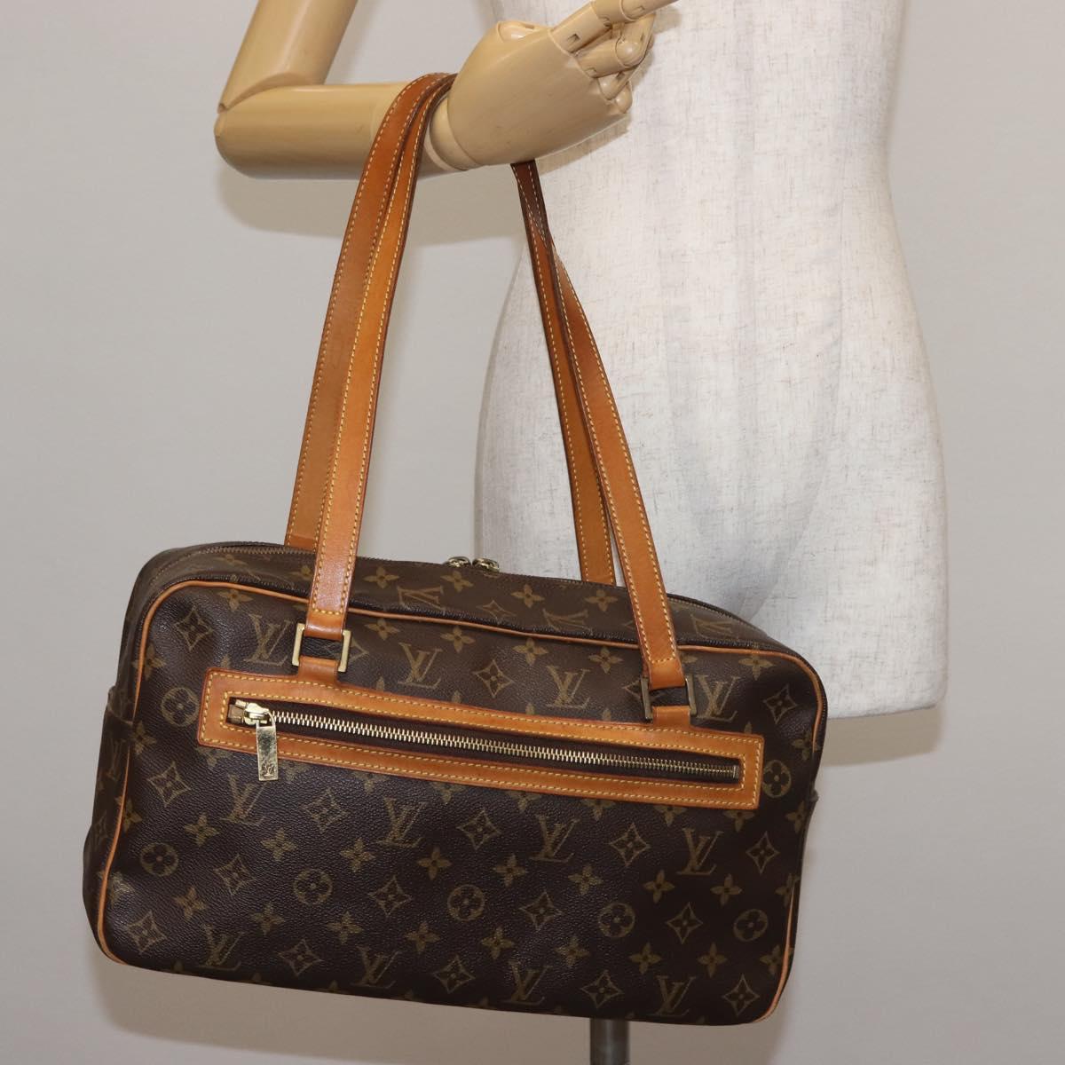 LOUIS VUITTON Monogram Cite GM Hand Bag M51181 LV Auth 143781