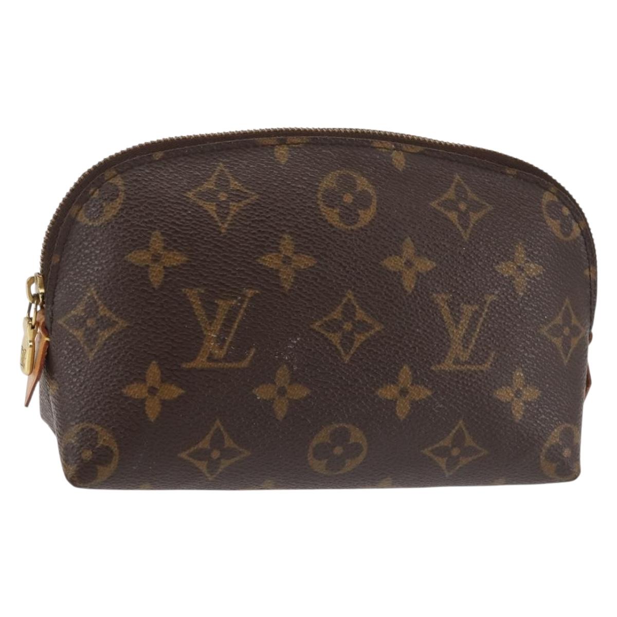 LOUIS VUITTON Monogram Pochette Cosmetic PM Pouch M43998 LV Auth 143782