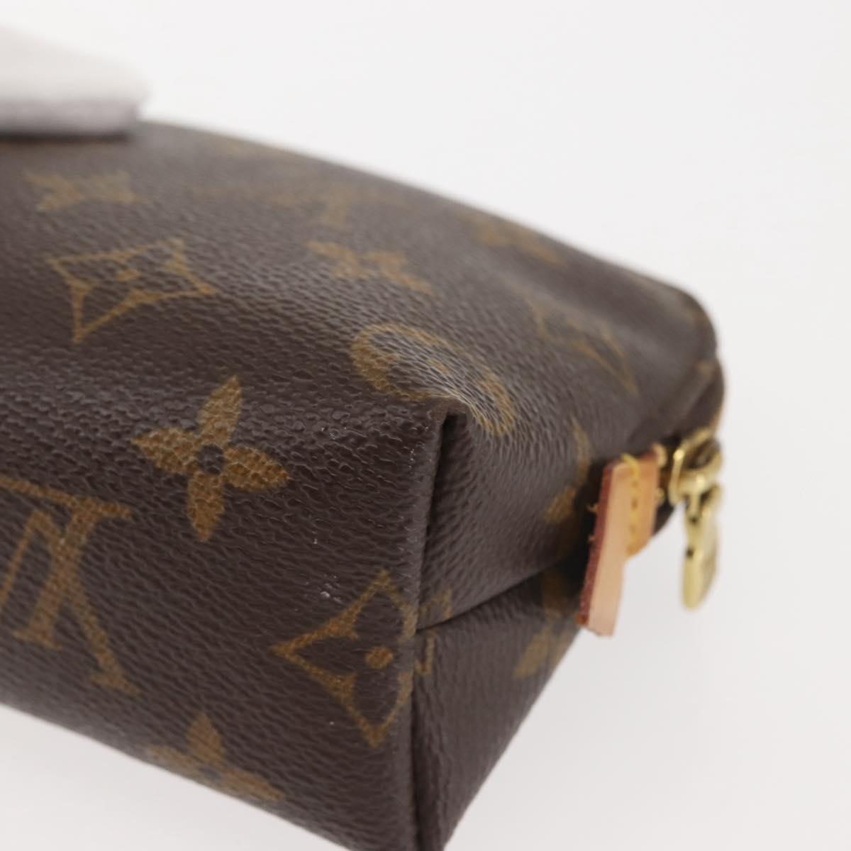 LOUIS VUITTON Monogram Pochette Cosmetic PM Pouch M43998 LV Auth 143782