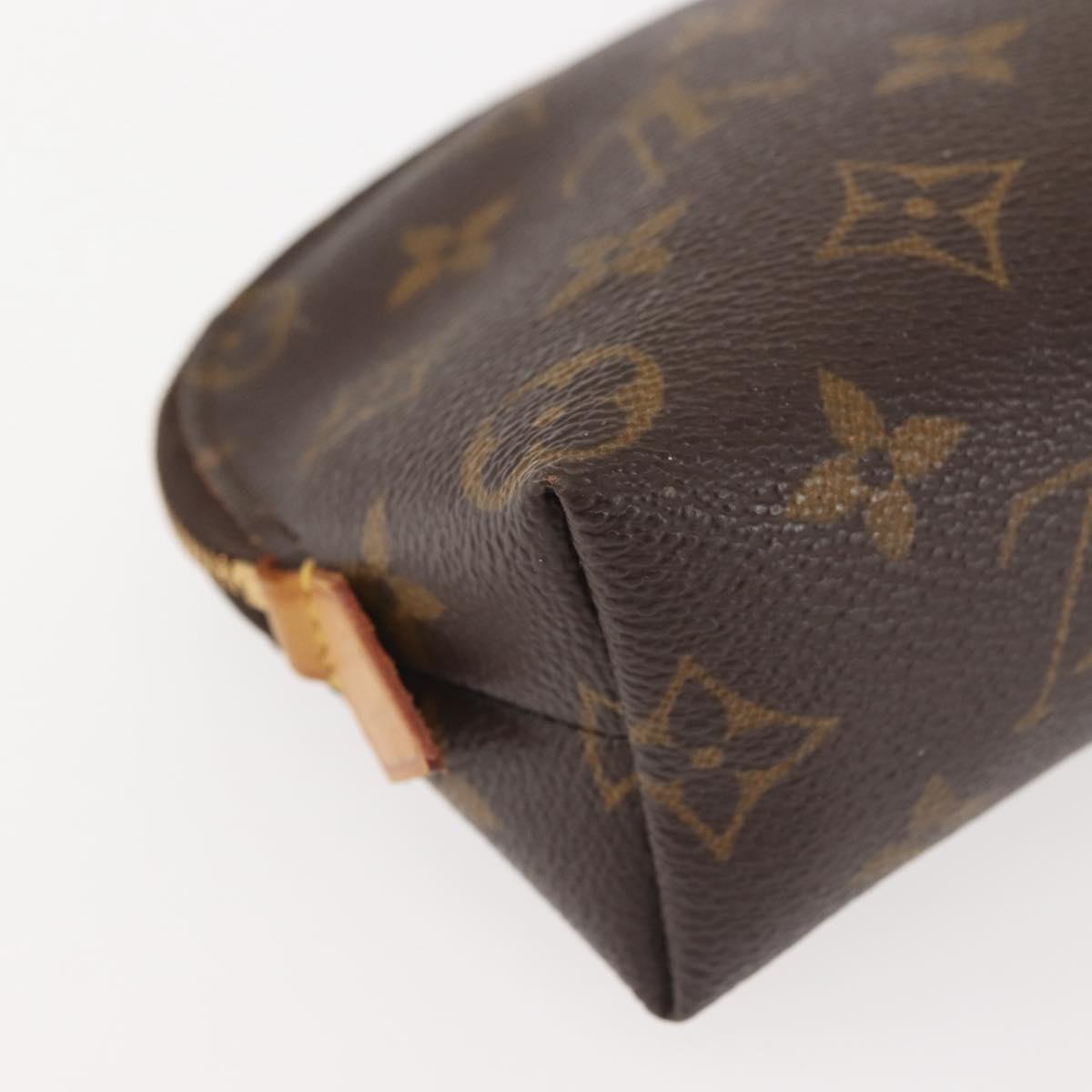 LOUIS VUITTON Monogram Pochette Cosmetic PM Pouch M43998 LV Auth 143782