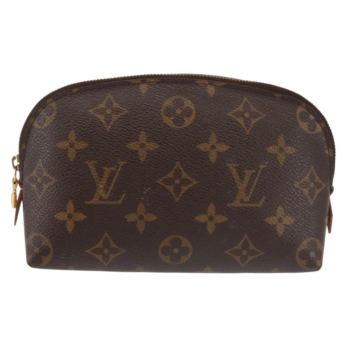 LOUIS VUITTON Monogram Pochette Cosmetic PM Pouch M43998 LV Auth 143782