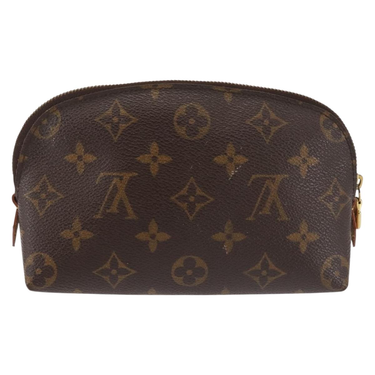 LOUIS VUITTON Monogram Pochette Cosmetic PM Pouch M43998 LV Auth 143782