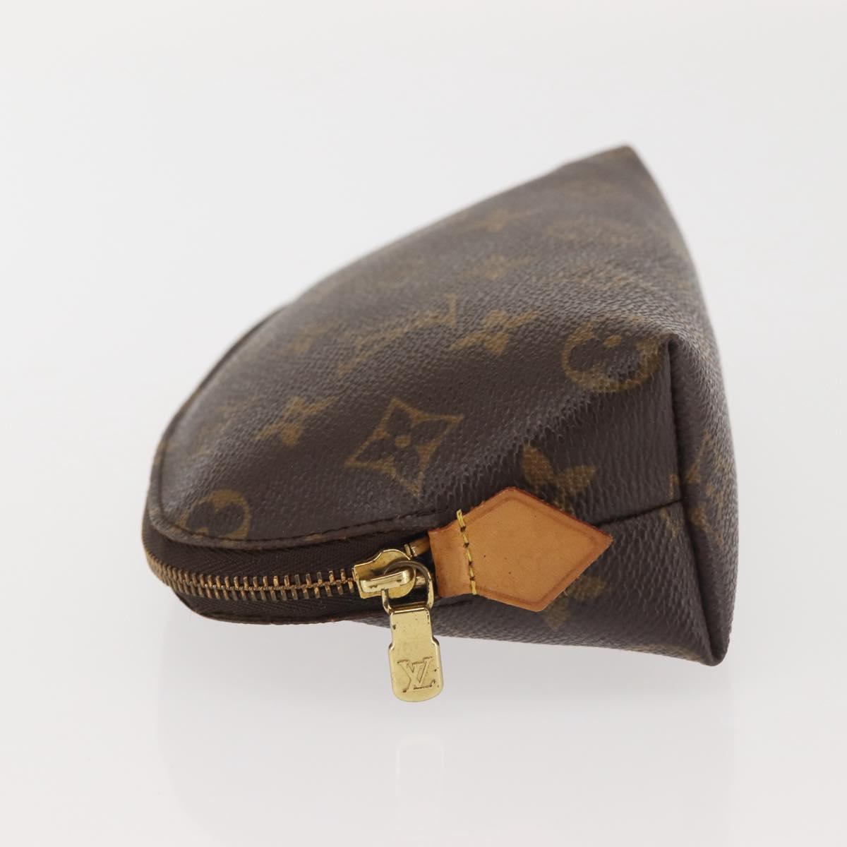 LOUIS VUITTON Monogram Pochette Cosmetic PM Pouch M43998 LV Auth 143782