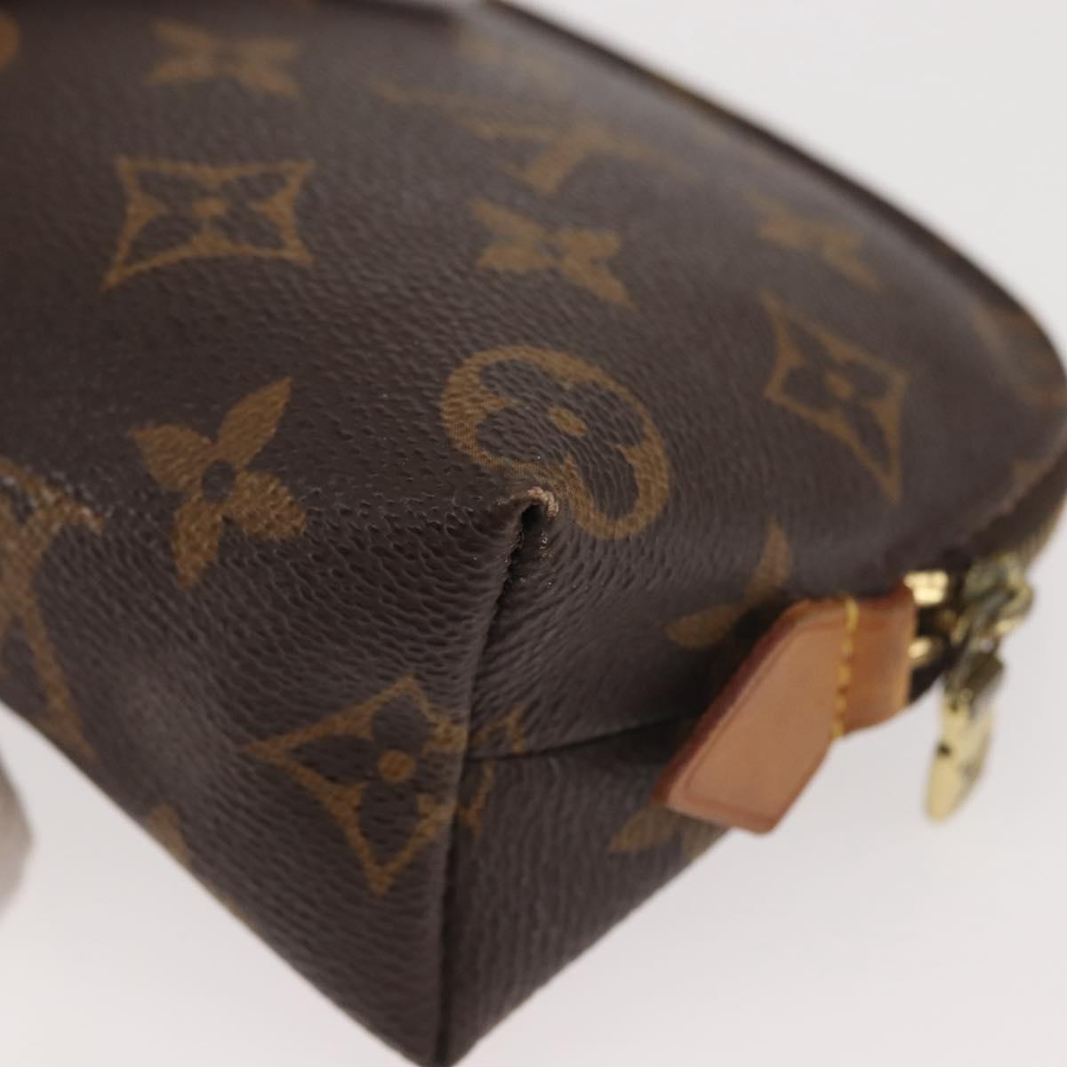 LOUIS VUITTON Monogram Pochette Cosmetic PM Pouch M43998 LV Auth 143783