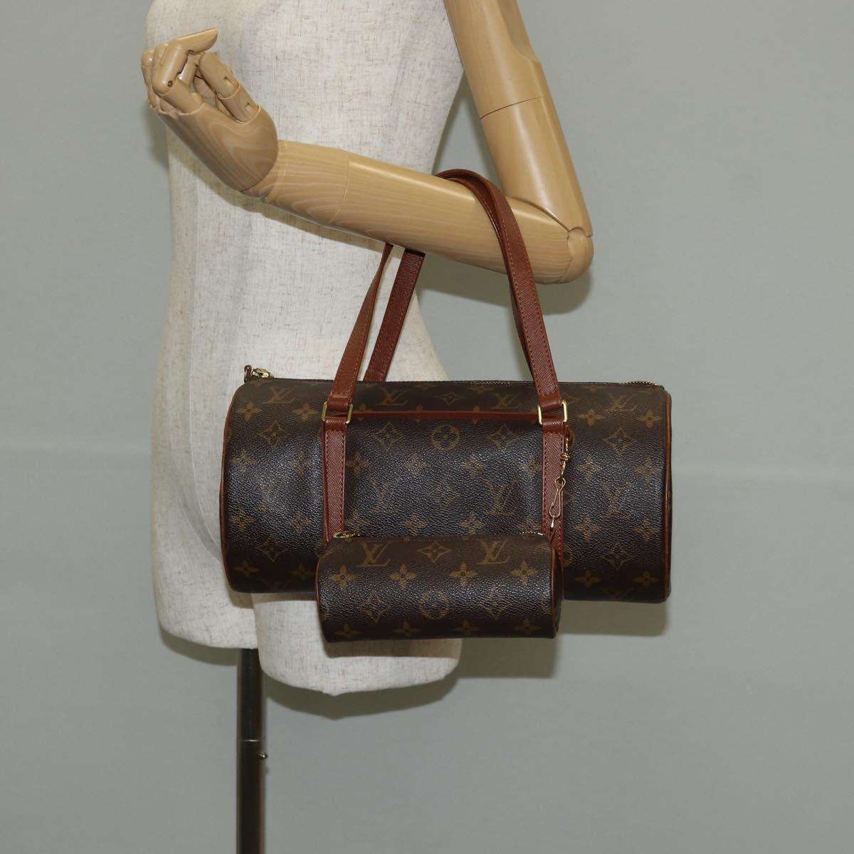 LOUIS VUITTON Monogram Papillon 30 Hand Bag M51385 LV Auth 143831V