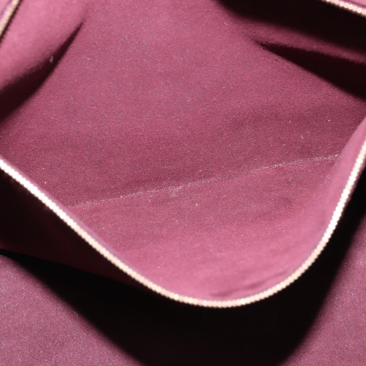 LOUIS VUITTON Damier Ebene Greenwich Hand Bag 2way N41337 LV Auth 143834