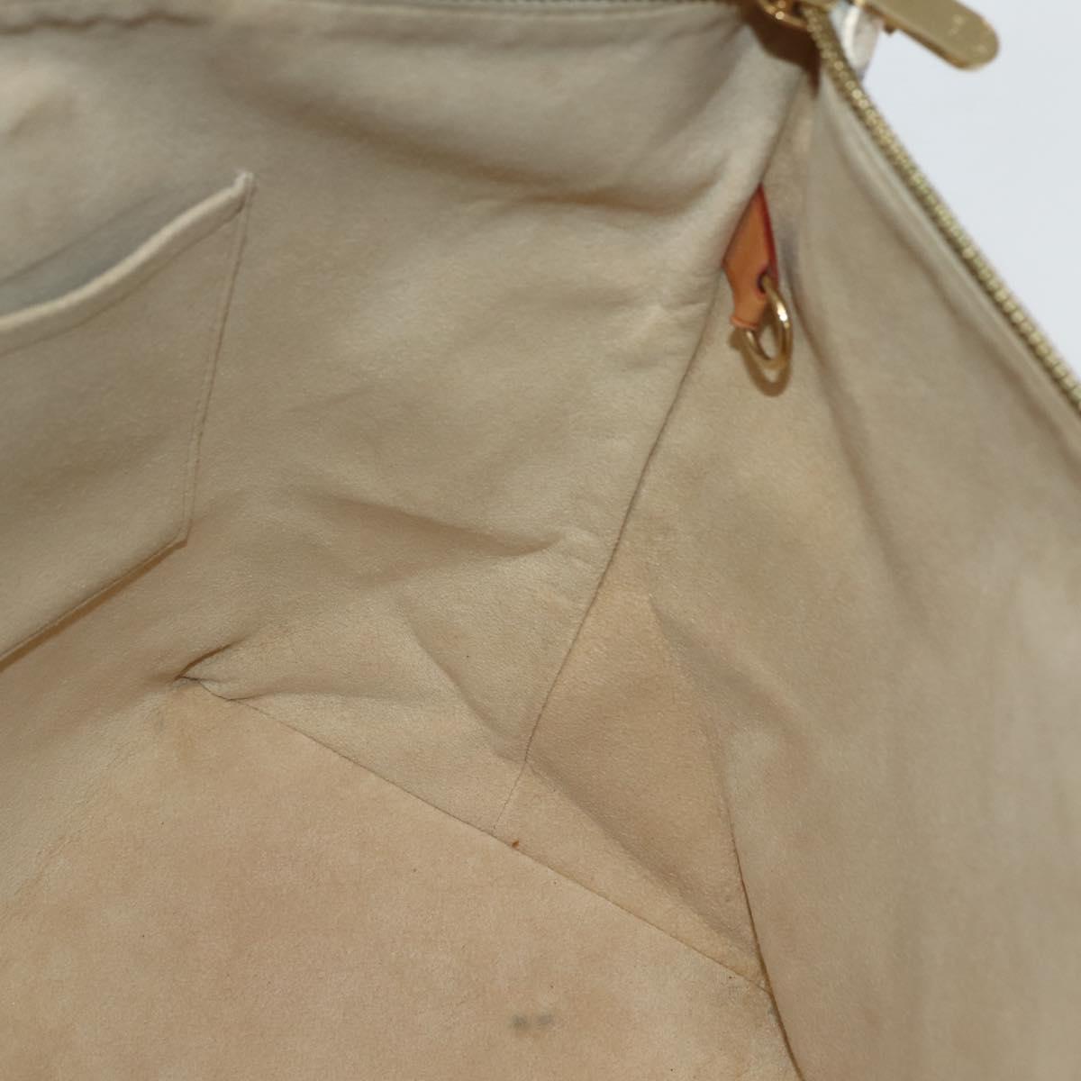 LOUIS VUITTON Damier Azur Saleya MM Tote Bag N51185 LV Auth 143835