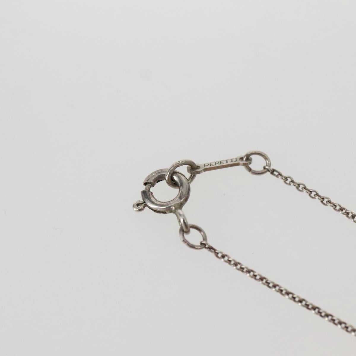 TIFFANY&Co. Teardrop Necklace Ag925 Silver Auth 143840
