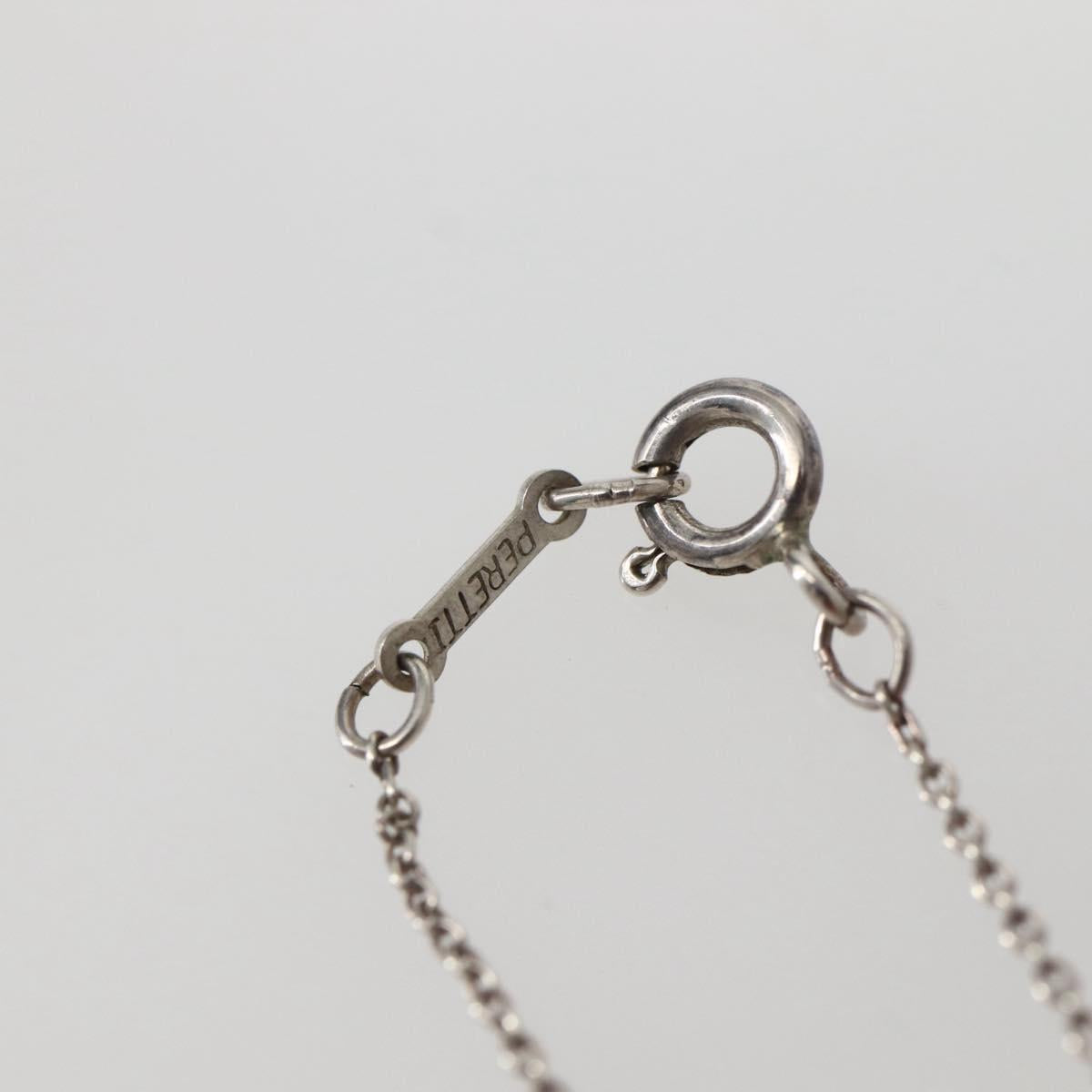 TIFFANY&Co. Teardrop Necklace Ag925 Silver Auth 143840