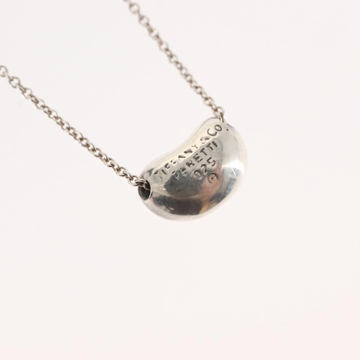 TIFFANY&Co. Bean Necklace Ag925 Silver Auth 143841