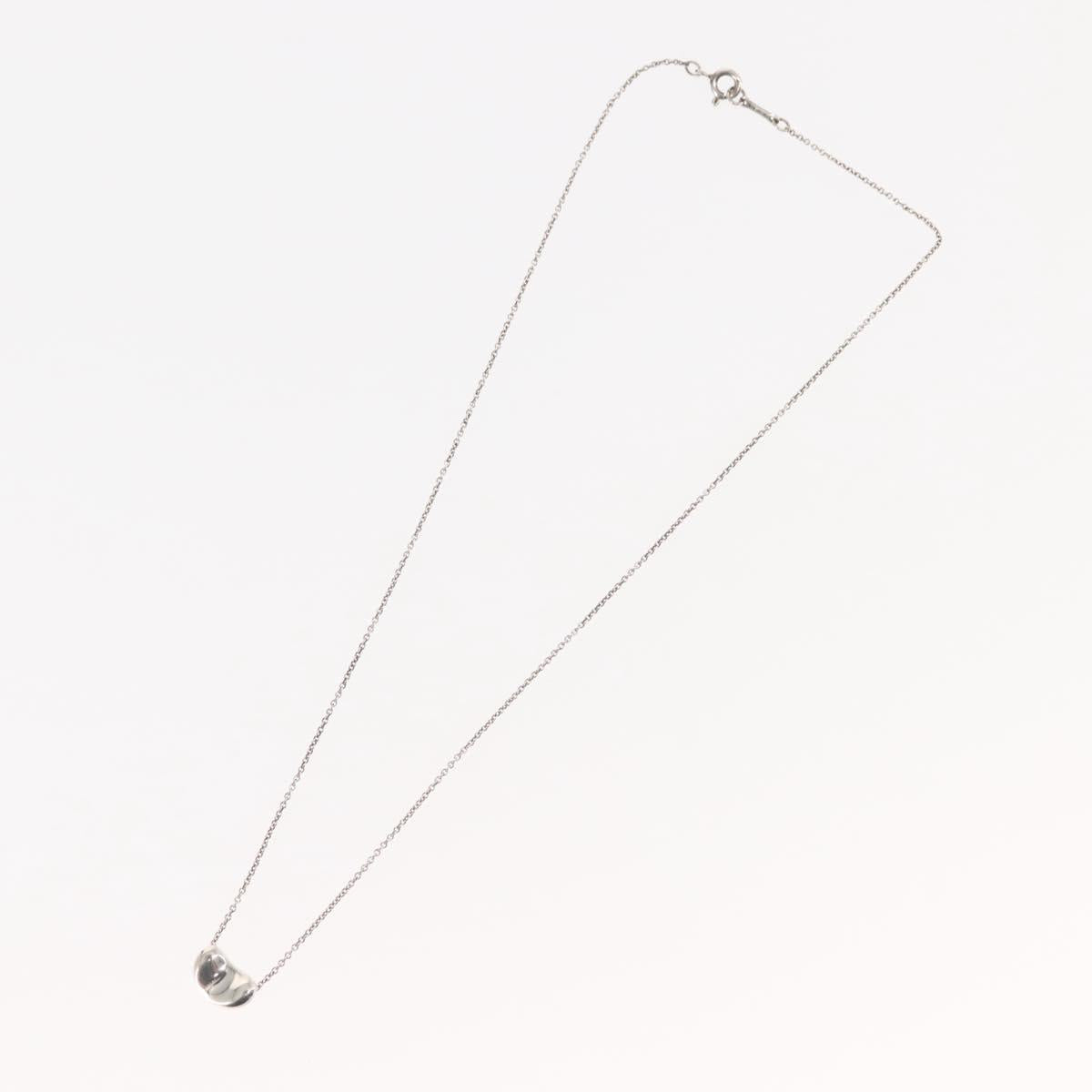 TIFFANY&Co. Bean Necklace Ag925 Silver Auth 143841