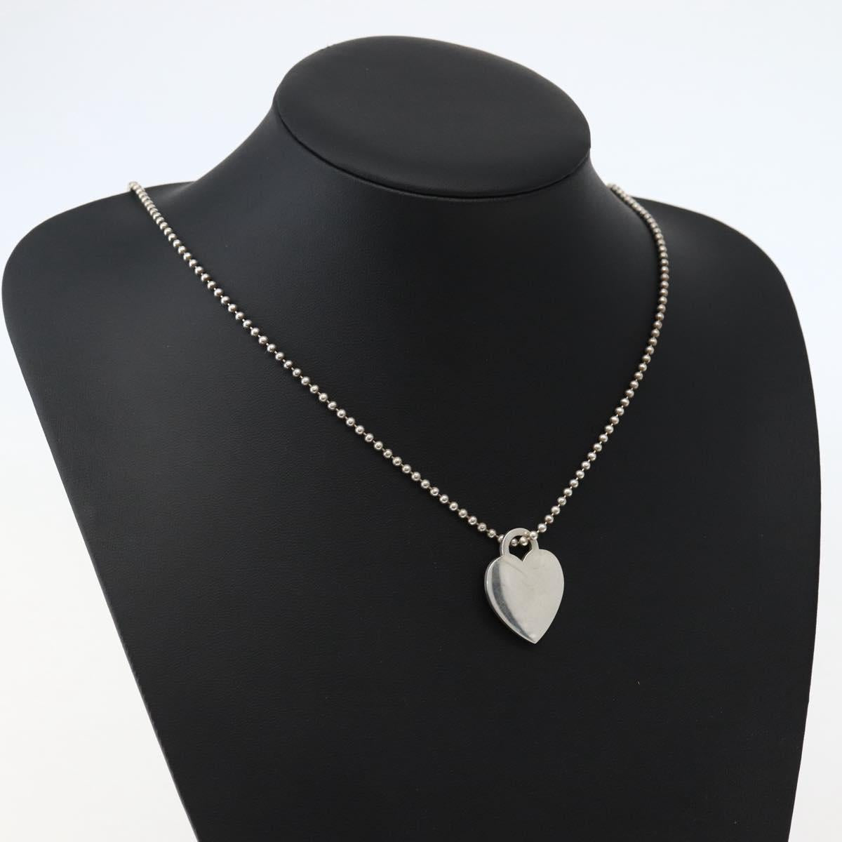 TIFFANY&Co. Return to Heart Necklace Ag925 Silver Auth 143844
