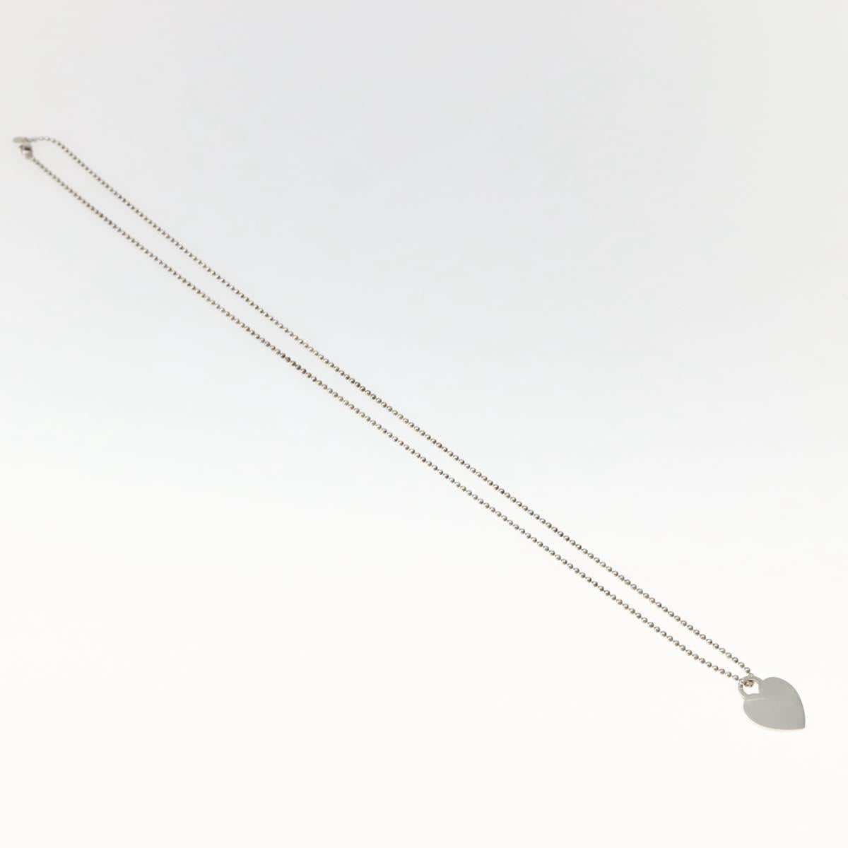 TIFFANY&Co. Return to Heart Necklace Ag925 Silver Auth 143844
