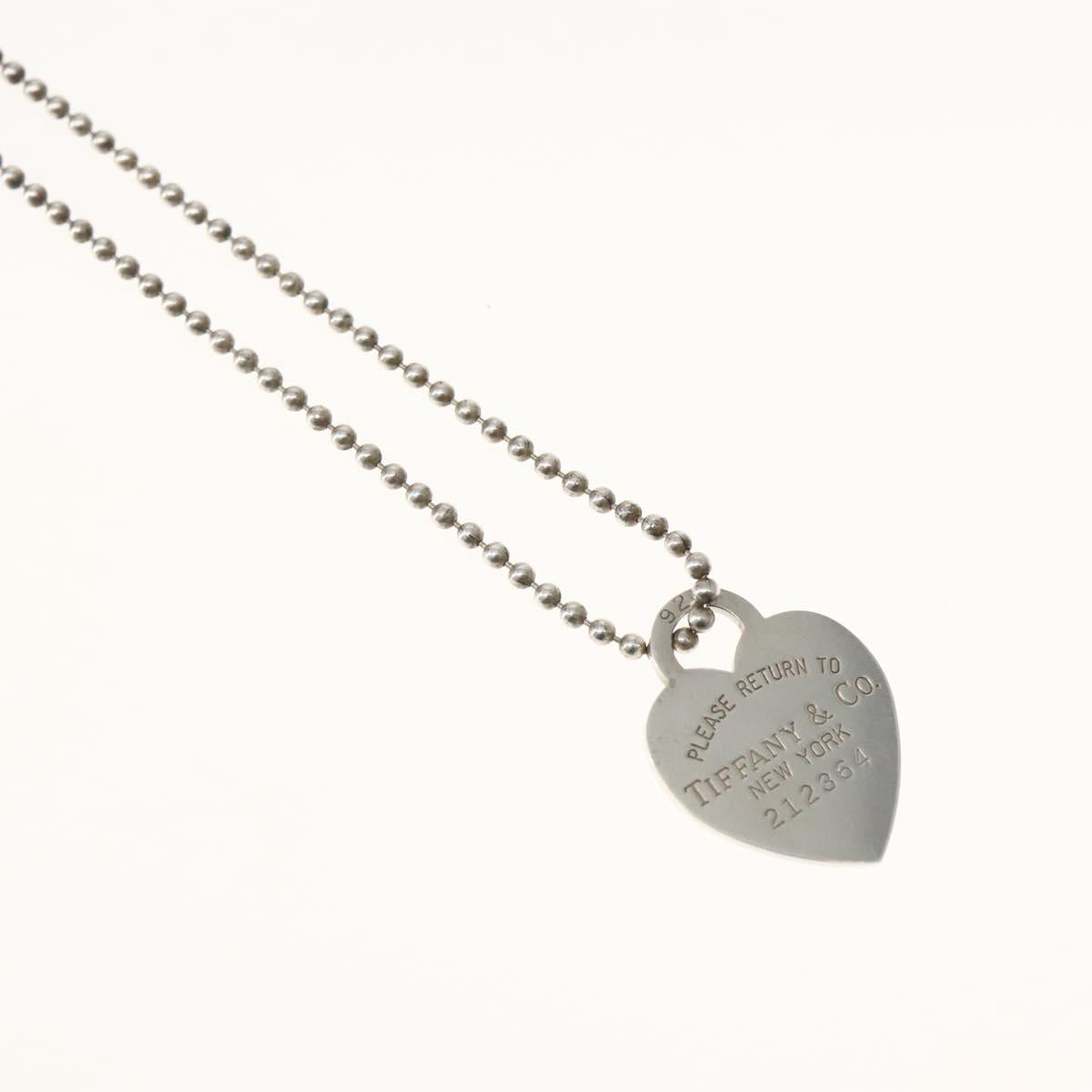 TIFFANY&Co. Return to Heart Necklace Ag925 Silver Auth 143844