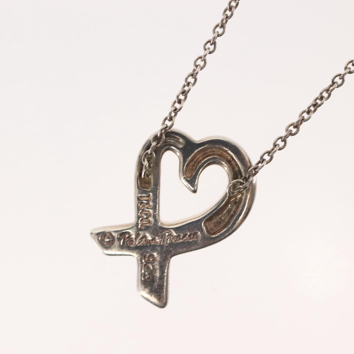 TIFFANY&Co. Loving Heart Necklace Ag925 Silver Auth 143847