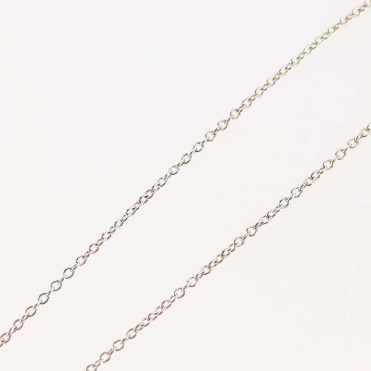 TIFFANY&Co. Open Cross Necklace Ag925 Silver Auth 143848