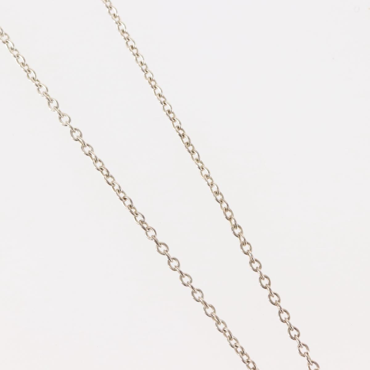 TIFFANY&Co. Open Cross Necklace Ag925 Silver Auth 143848