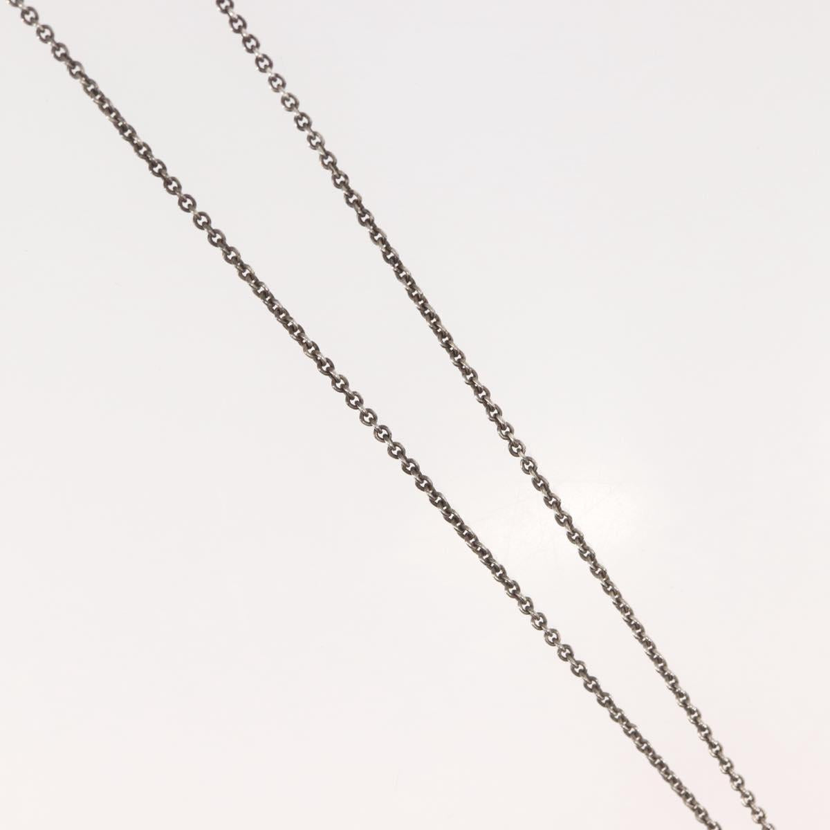 TIFFANY&Co. Open Heart Necklace Ag925 Silver Auth 143849