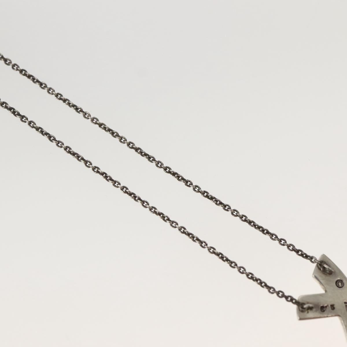 TIFFANY&Co. Cross Kiss Necklace Ag925 Silver Auth 143851