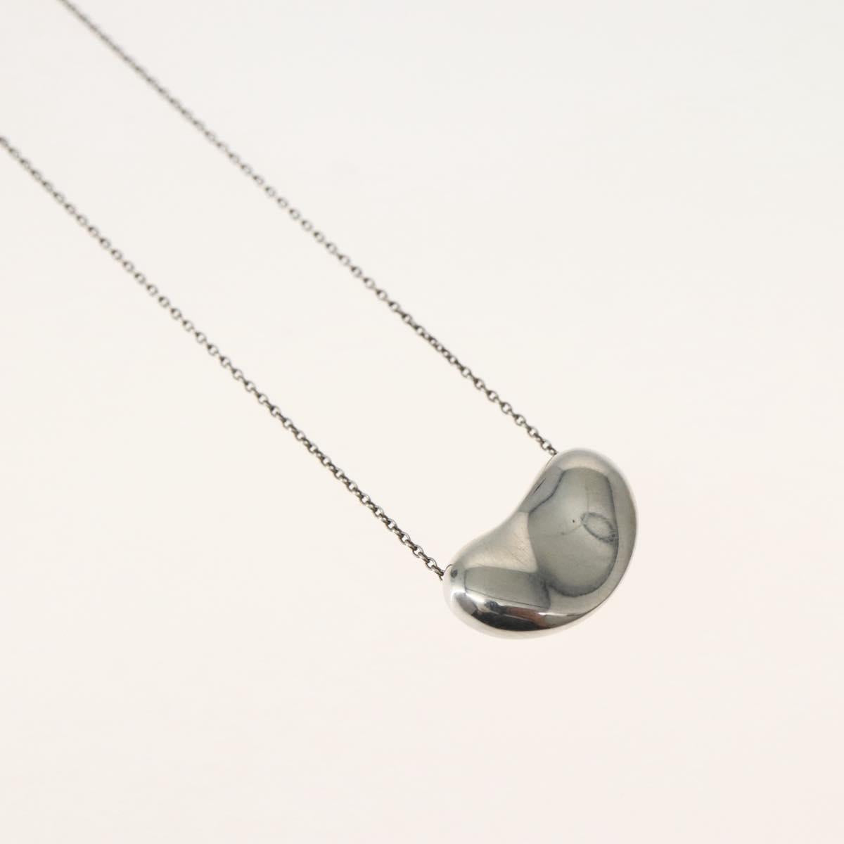 TIFFANY&Co. Bean Necklace Ag925 Silver Auth 143852